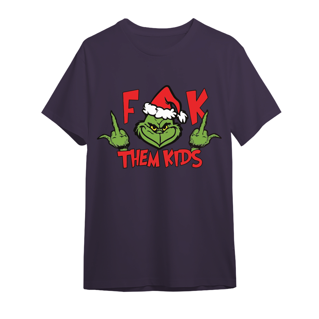 Grinch F Them Kids Oversized T-Shirt