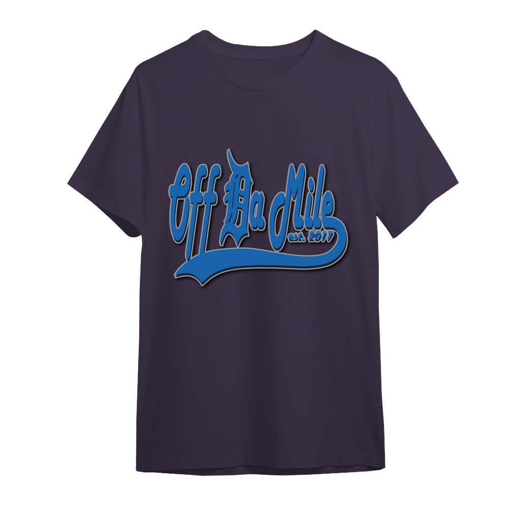 Off Da Mile (Blue Logo) Oversized T-Shirts