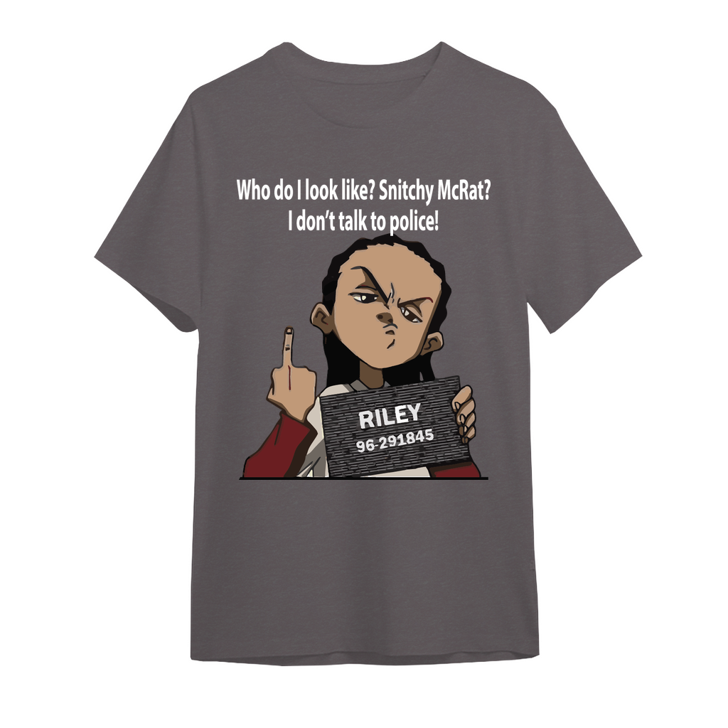 Boondocks Riley Ain't Snitchin' Oversized T-Shirt