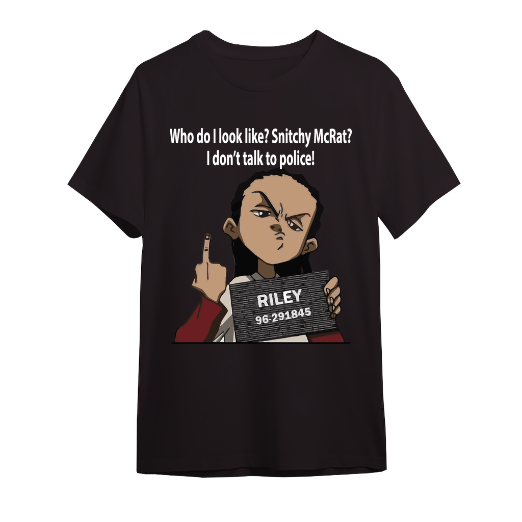 Boondocks Riley Ain't Snitchin' Oversized T-Shirt