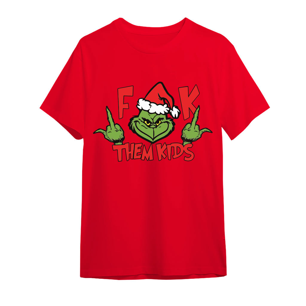 Grinch F Them Kids Oversized T-Shirt